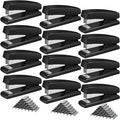 Yahenda 12 Pieces Metal Desktop Stapler by Yahenda