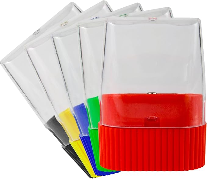 100 Pack Handheld Manual Pencil Sharpeners in Bulk Plastic Pencil Sharpeners - Image 5