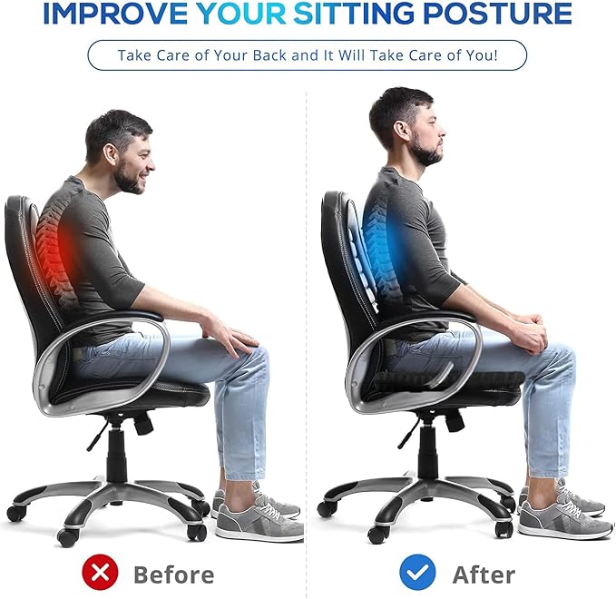20" Gel Seat Cushion for Long Sitting Pressure Relief - Image 6