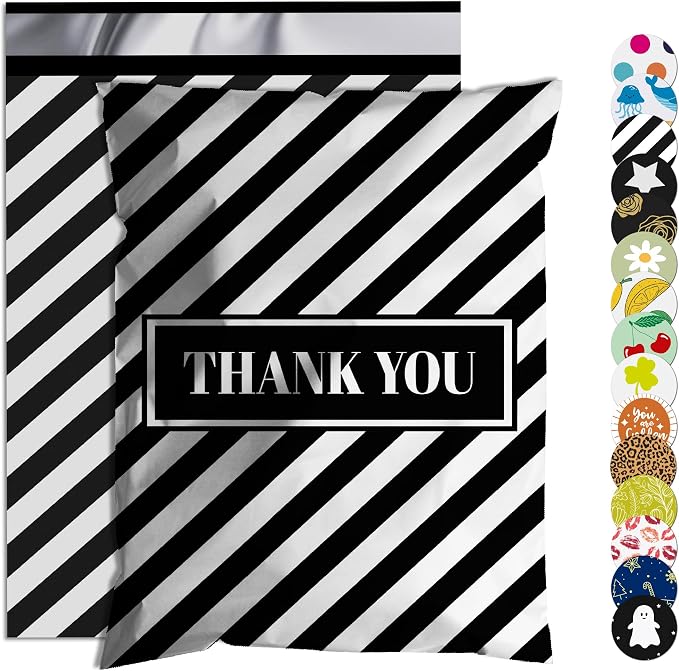 Thank You Poly Mailer 12x15.5 Inch 50 Pcs, Waterproof and Tear-Resistant - Image 8
