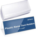 Vicenpal Acrylic Name Plate for Desk, PVC Names Tent Card Holder, Table Sign by Vicenpal