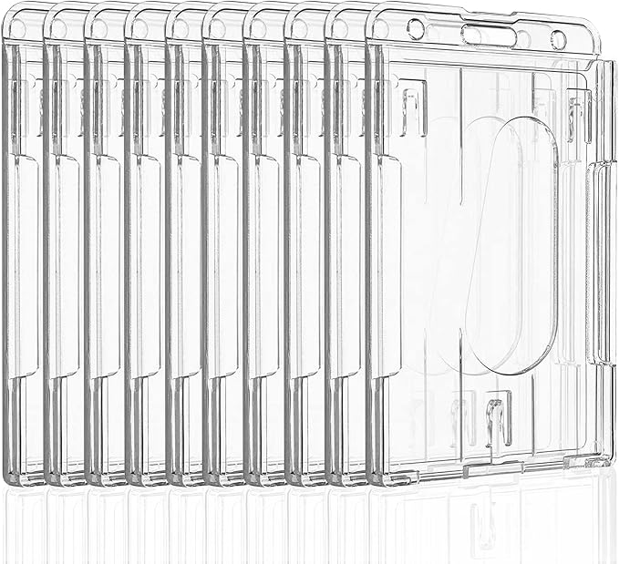 Pawfly 10 Pack Vertical 2-Card Badge Holders by Pawfly