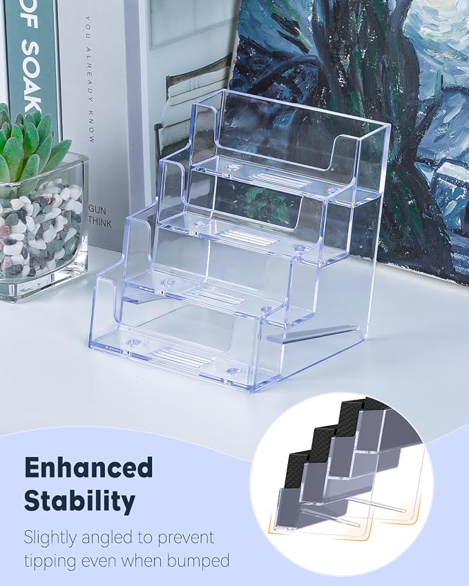 Uniclife Acrylic Business Card Holder - Image 4