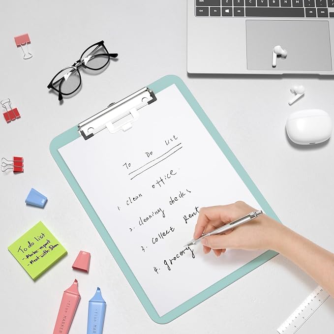 Hongri Plastic Clipboard with Pen Holder, Nurses and Women, Low Profile Clip - Image 7