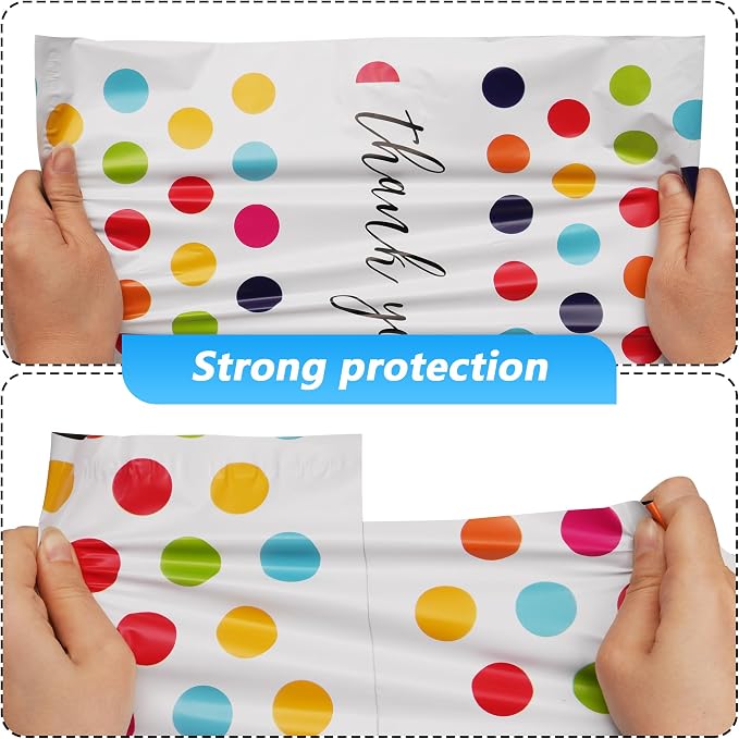 Thank You Poly Mailer 10x13 Inch 100 Pcs, Waterproof and Tear-Resistant - Image 4