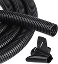 10ft - 3/4 inch Flame Retardant Split Wire Loom Tubing - Flexible Wire Covers by CrocSee