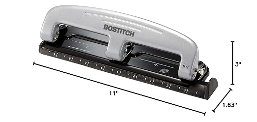 Bostitch Office inPRESS 12 Reduced Effort Three-Hole Punch - Image 8
