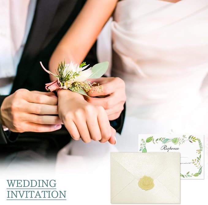 100 Pack Mini Pearl White Envelopes, 4 x 2.75" Shimmer Gift Card Envelopes - Image 7