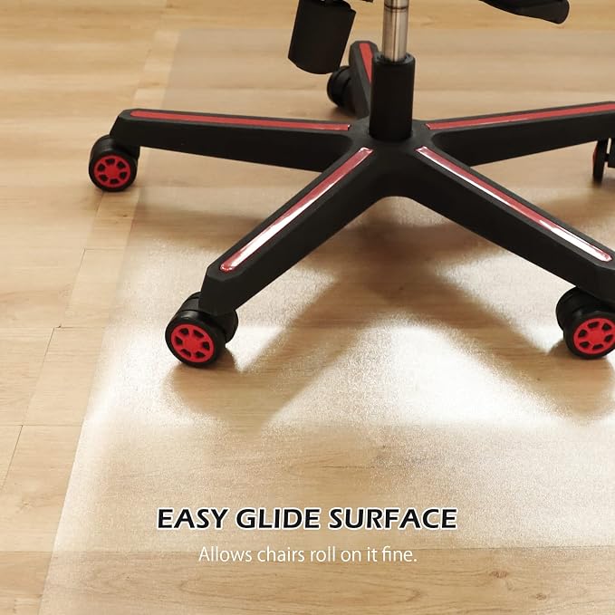SALLOUS Chair Mat for Hard Floors, Vinyl Floor Mat for Gaming Chairs - Image 3