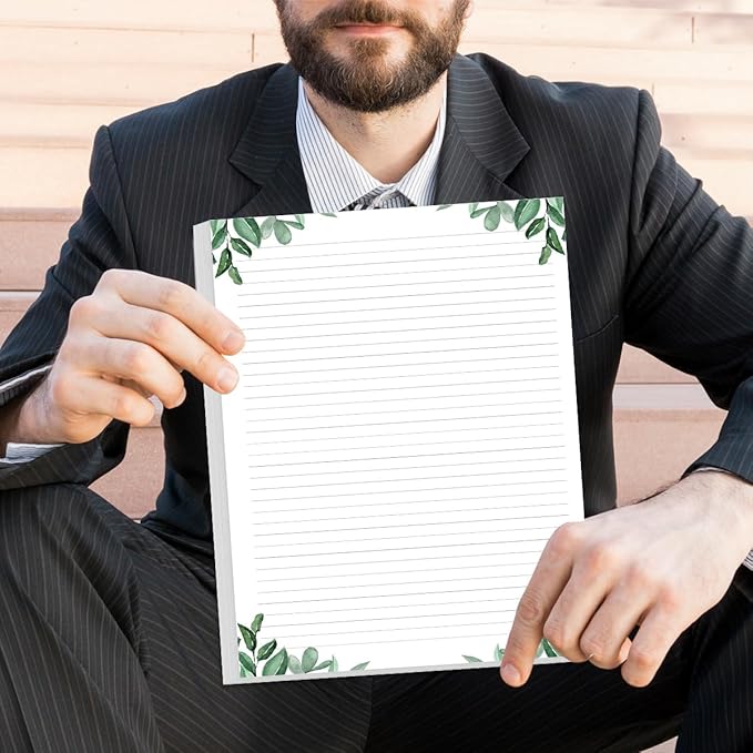 Stationery Lined Paper, Letter Size Unpunched Ruled Filler Paper, - Image 6