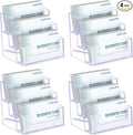 Uniclife 4 Pack Acrylic Business Card Holder by UnicLife