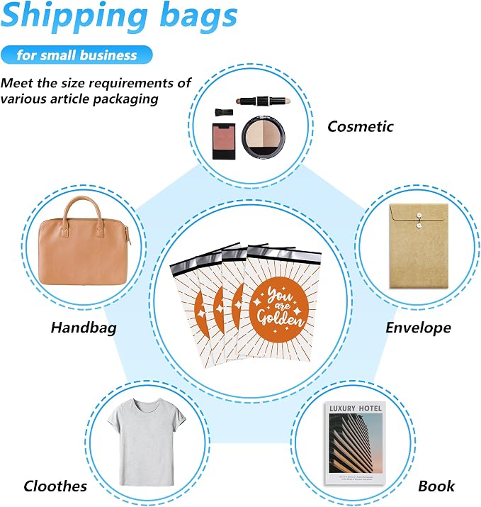 6x9 Poly Mailer Envelopes 100 Pack Shipping Bags - Image 7