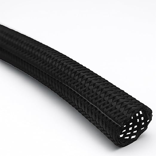 Electriduct 5/8" Hook Self Closing Sleeve Braid Wrap Around Sleeving Flame by Electriduct