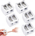 Chuangdi 5 Pack Makeup Pencil Sharpener Plastic Lip Liner Pencil Eyeliner by Chuangdi