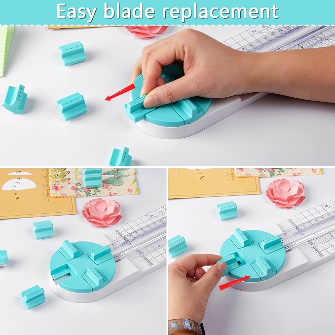 Paper Trimmer Craft Paper Cutter: 4 Style Multi-Function Scrapbooking Tool - Image 6