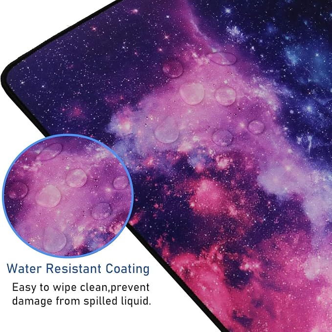 Gaming Mouse Pad with Stitched Edges, Durable Non-Slip Natural Rubber Base - Image 4