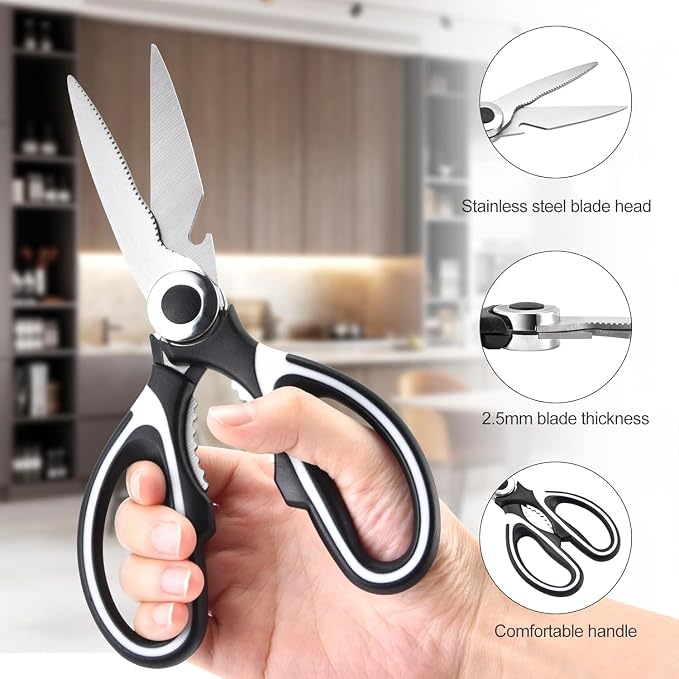 OMDAR Kitchen Scissors 3 Pack - Image 2