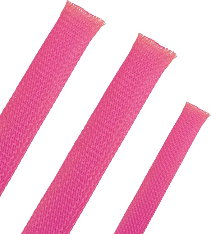 25ft PET Expandable Braided Cable Sleeve 1/4inch Pet Braided Cable Sleeve by PursuingaBetterLife