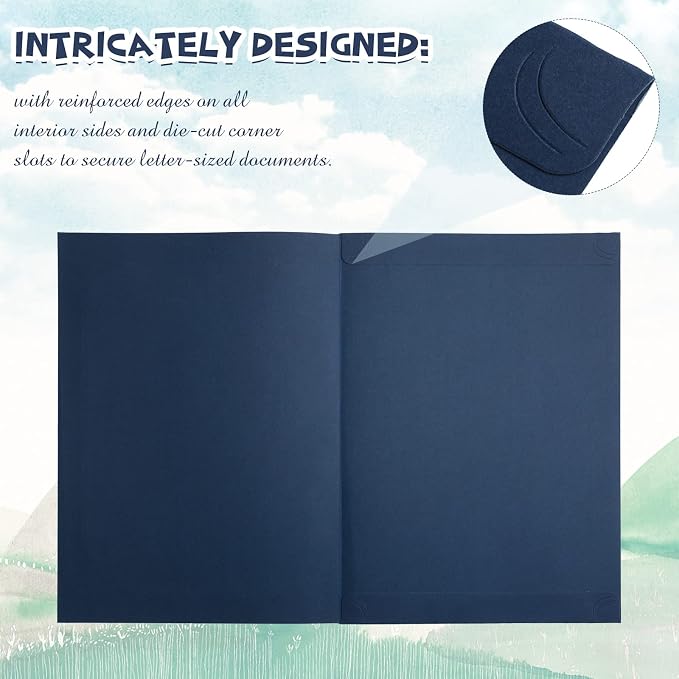 Fainne 80 Pieces Certificate Holders Diploma Holders Document Holder - Image 5