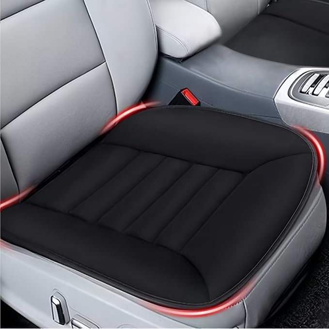 MYFAMIREA 2PCS Car Seat Cushion Pad 1.2" Thick Comfort Seat Protector by MYFAMIREA