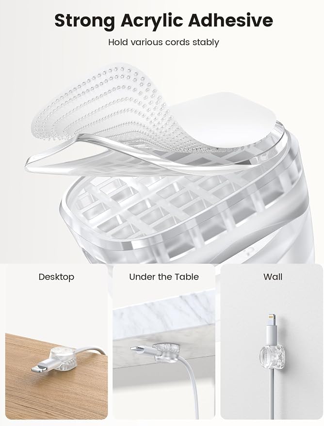 6Pack Cord Organizer, Office Desk Accessories - Image 6