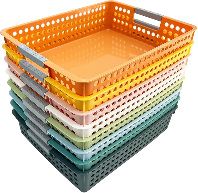 8Pcs Classroom Organization and Storage Paper Tray Holds, Fits 4A paper | Paper by DLUCKY