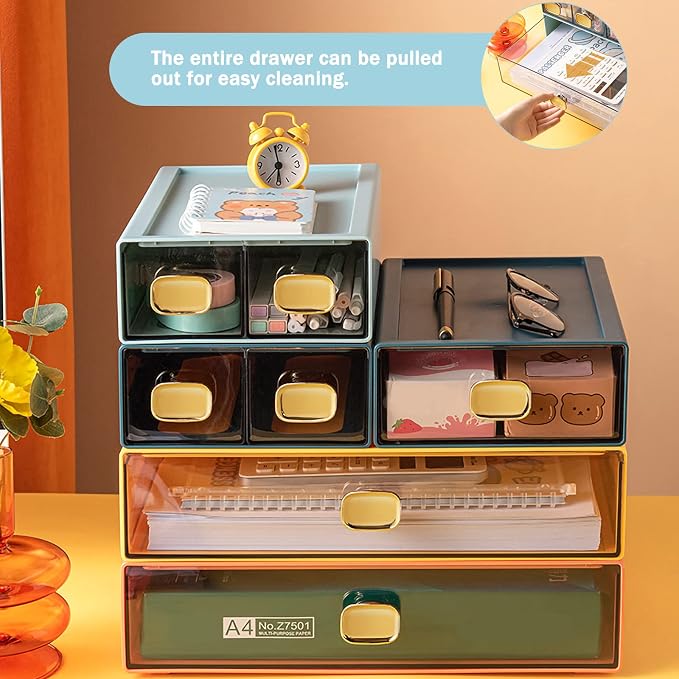 2PACK Stackable Storage Drawers - Image 5