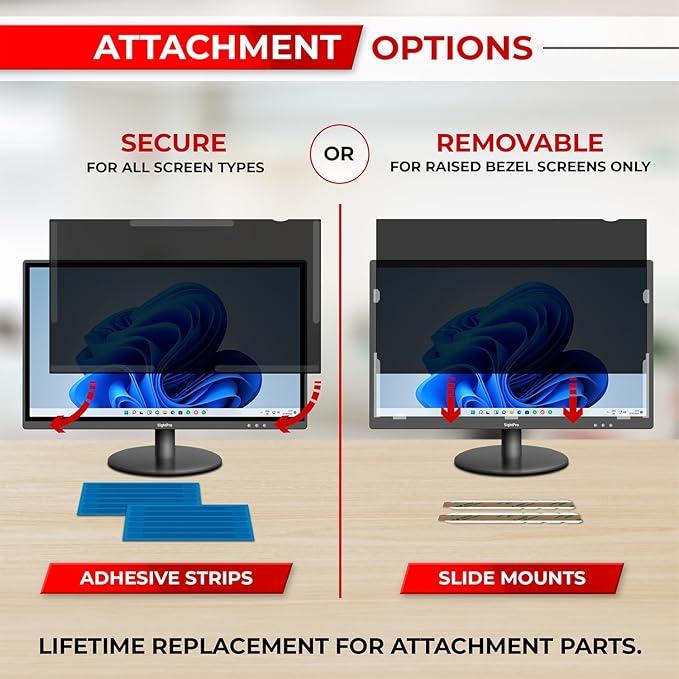 SightPro 21.5 Inch 16:9 Computer Privacy Screen Filter - Image 4