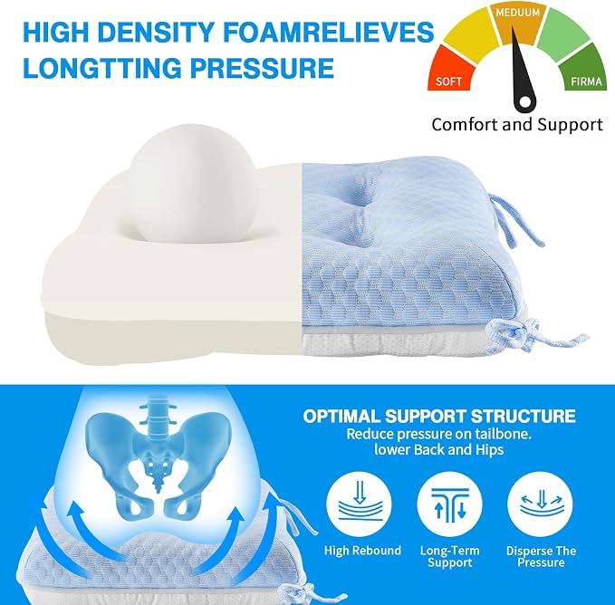 BETU Cooling Chair Cushions Set of 4, 3.5” Thick Seat Cushions, Breathable - Image 6