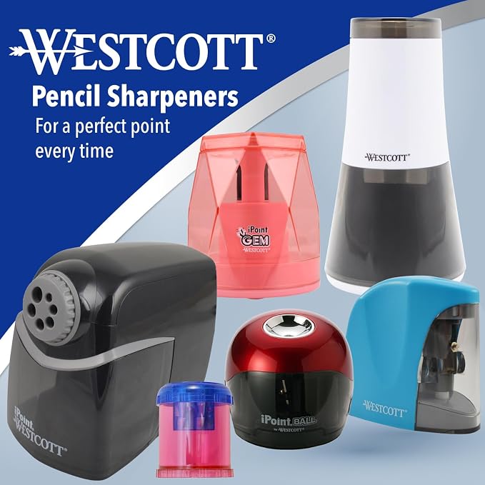 Westcott 16244 iPoint Orbit Battery-Powered Pencil Sharpener - Image 5