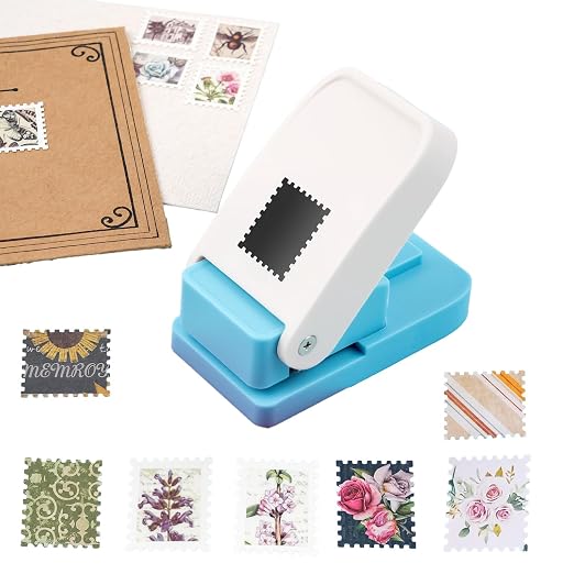 BAOFALI Stamp Punch, Stamp Puncher, 1X0.8inch Rectangular Postage Stamps Punches by BAOFALI