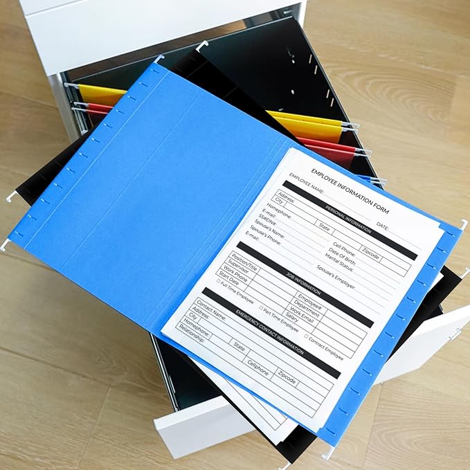 pmybupo Hanging File Folders 50 Pack – Green Hanging File Folders Letter Size - Image 4