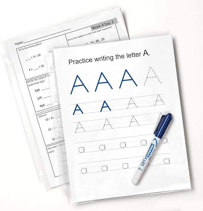 Avery Clear Standard Weight Sheet Protectors, Top Load, 10 Document Protectors - Image 4
