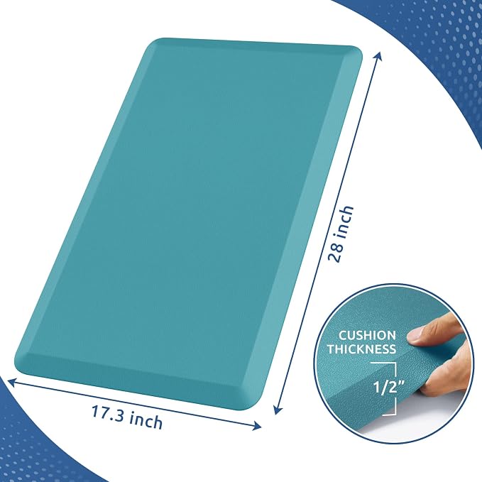 KitchenClouds Cushioned Anti Fatigue Rug 17.3"x28" Water Resistant Non Slip - Image 2