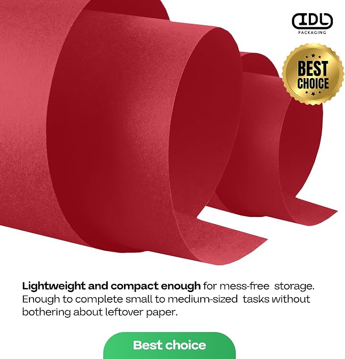 Christmas Red Kraft Paper Roll 36" x 2160" - Image 7