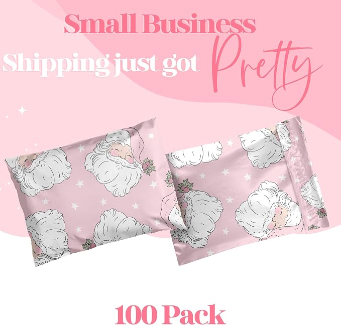 Pretty Package Store Poly Mailers 6x9, 100 Pack | Heavy Duty, Waterproof - Image 2