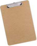 Wood Clipboard, Letter Size Hardboard Clip Board 8.5 x 11 | A4 Standard Size 9" by Macroclo