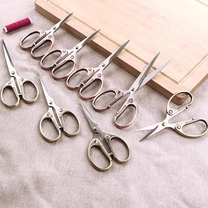 5" All Stainless Steel Office Scissors, Ultra Sharp Blade Shears, Sturdy Sharp - Image 8
