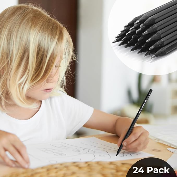 M&G Wood-Cased HB Pencils, 24 Pack Pre-Sharpened Pencils - Image 8