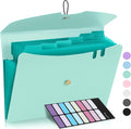 Sooez 7 Pocket Accordion File Organizer, Premium Expanding File Folder by Sooez