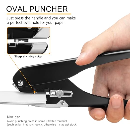 MyLifeUNIT 2-Pack Badge Hole Punch, Slot Puncher - Image 5