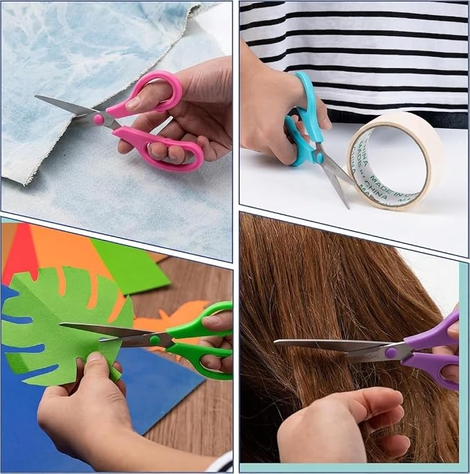 Scissors, BOOMIBOO 8" All Purpose 6 Pack - Image 7