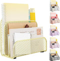 gianotter Mail Organizer Countertop, Metal File Holder by gianotter