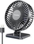 Gaiatop USB Desk Fan, Small But Powerful, Personal Portable Quiet 3 Speeds by GAIATOP