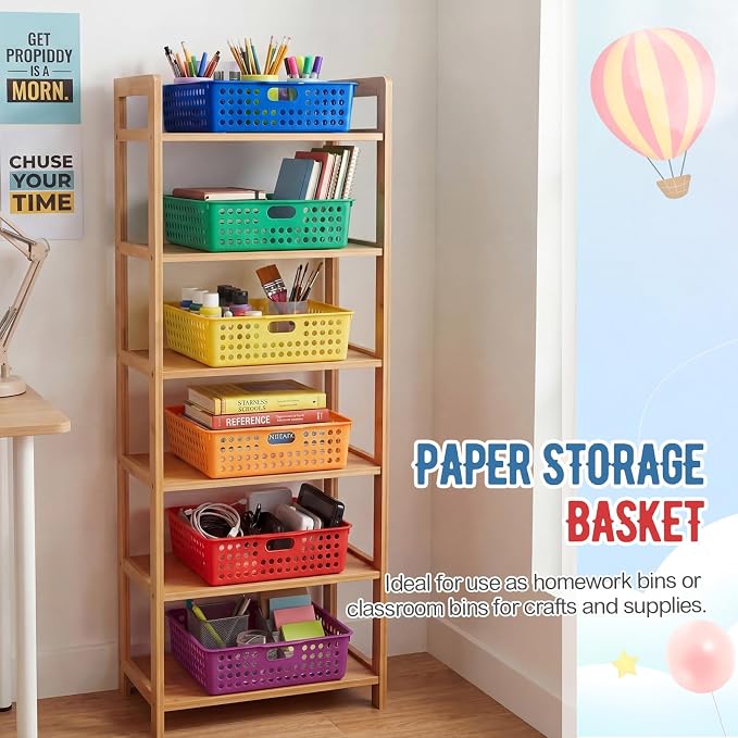 Geetery 6 Pack Classroom Storage Baskets - Image 6