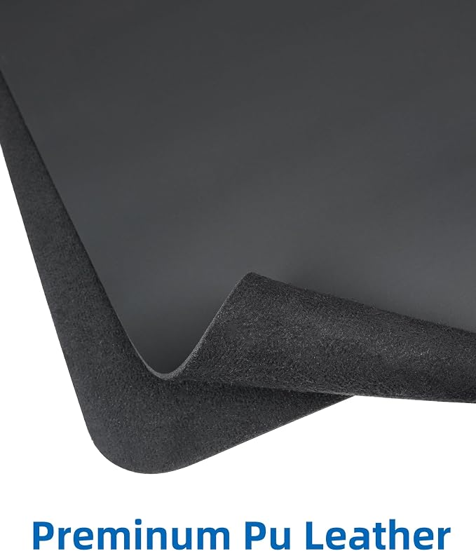 Non-Slip Desk Pad, Mouse Pad, Waterproof PU Leather Desk Protector, Ultra Thin - Image 2
