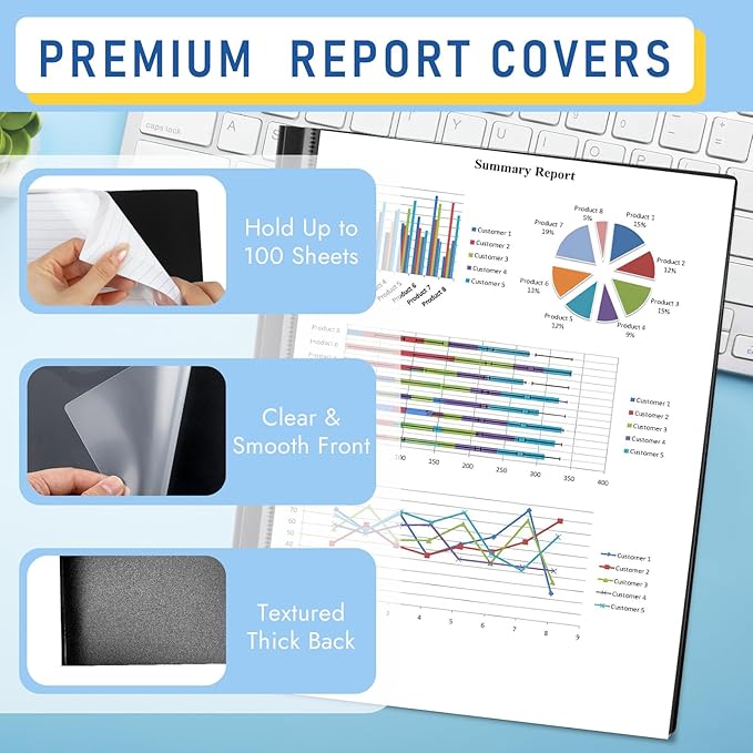 8 Pack Report Covers, COIDEA Report Covers - Image 3