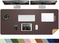 AFIING Cork Desk Mat 55" x 17", Dual-Sided Natural Cork & PU Leather Desk Pad by AFIING