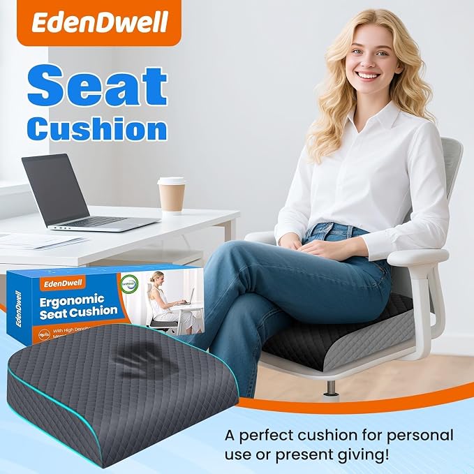Seat Cushion for Office Chair, Memory Foam Chair Cushions, Car Seat Cushion for - Image 7