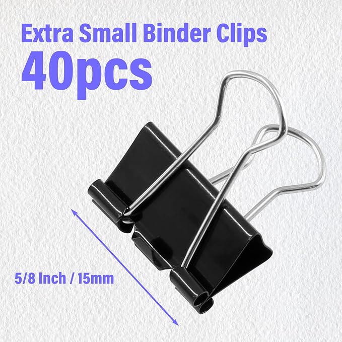 40 Pack Extra Small Micro Clips - Image 3